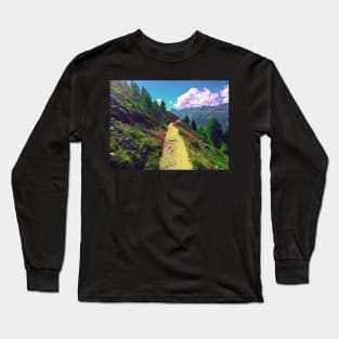 Hiking in Switzerland Long Sleeve T-Shirt